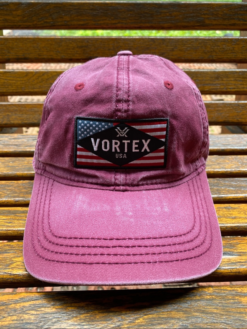Vortex USA faded Red 6 panel Hat